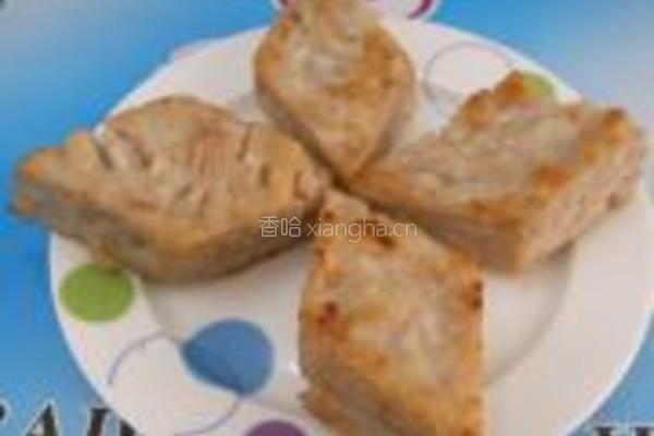 香煎芋头糕的做法图解7