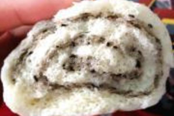 黑芝麻双色馒头的做法图解25