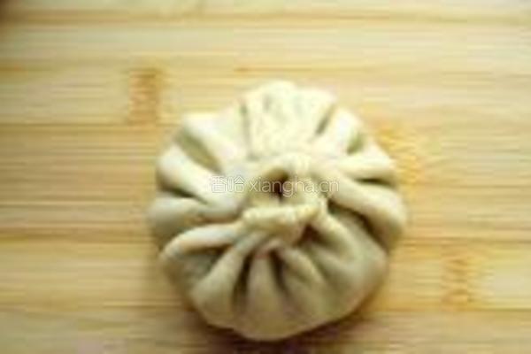 小白菜香菇素包的做法图解10