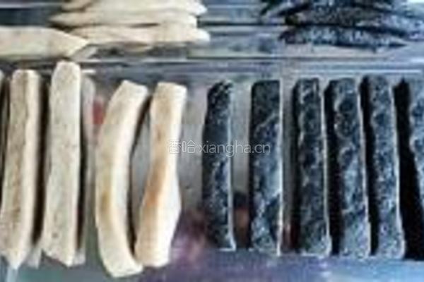 棋格芝麻栗子糕的做法图解12