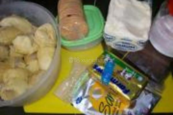 榴莲巧克力蛋糕的做法图解1