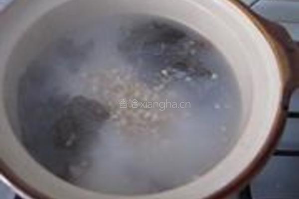 鸡肝木耳燕麦粥的做法图解9