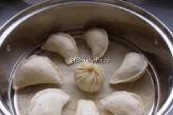 葛花粉丝蒸饺的做法图解8
