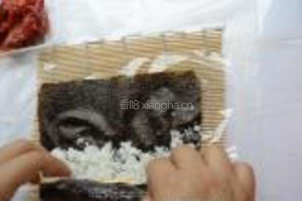 七彩紫菜包饭的做法图解6