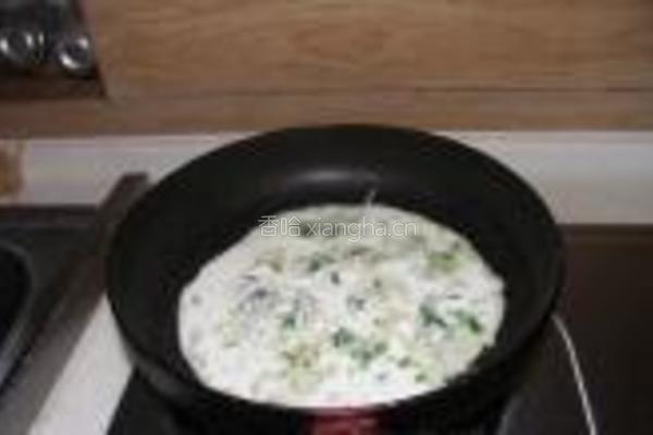 豆芽米粉煎饼的做法图解6