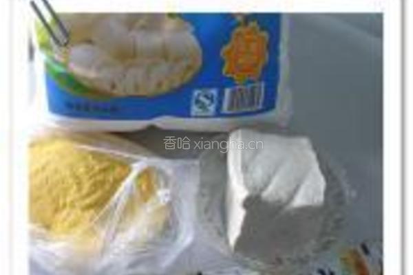 豆腐玉米面肉包子的做法图解1