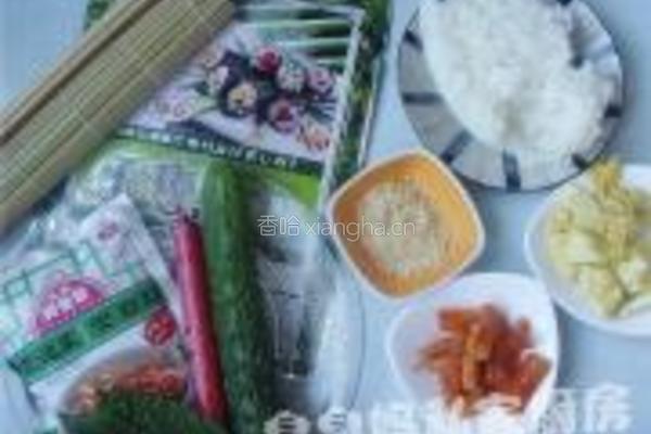 紫菜包饭的做法图解1