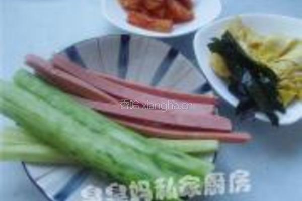 紫菜包饭的做法图解3