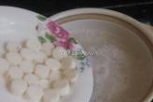 绿萼梅山药糯米粥的做法图解6