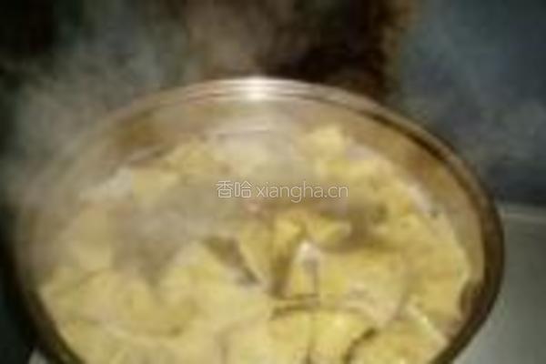青菜绿茶馄饨的做法图解12