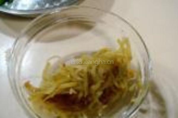 尖椒榨菜饸饹面的做法图解2