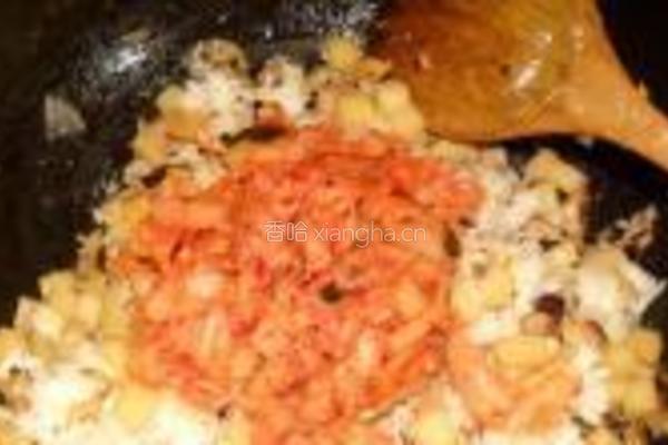 泡菜土豆什锦炒饭的做法图解9