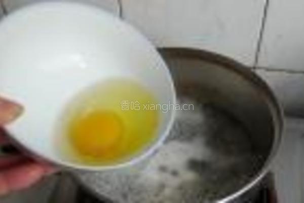 蛋花汤圆甜酒羹的做法图解4
