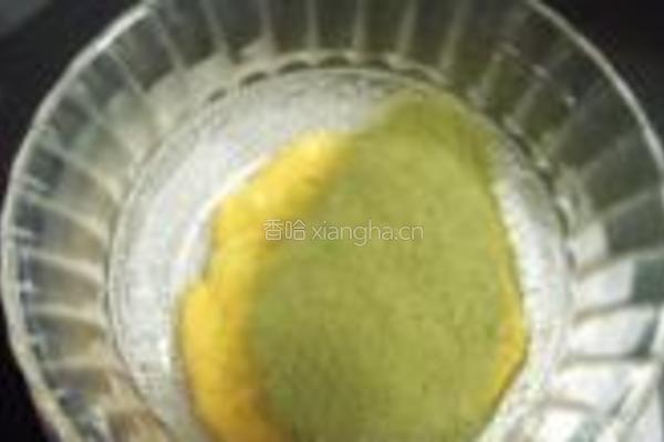 抹茶红豆戚风的做法图解5