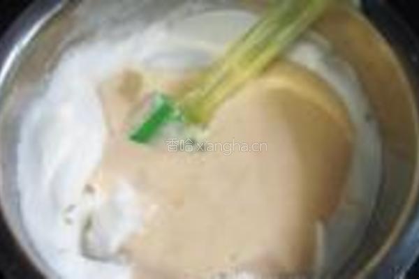 抹茶红豆戚风的做法图解11