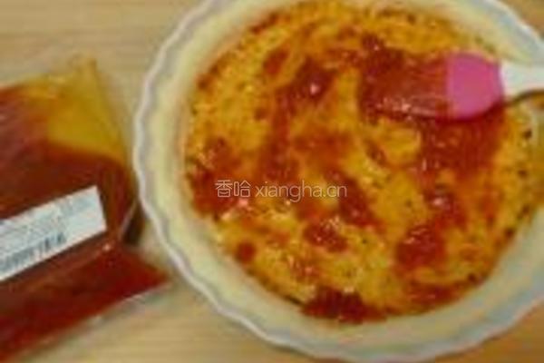 烤鸡肉披萨的做法图解16