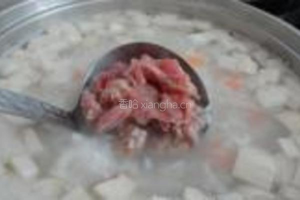 菌菇干贝粥的做法图解5