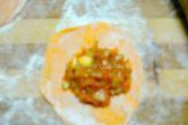 三色鸡腿菇猪肉饺的做法图解10