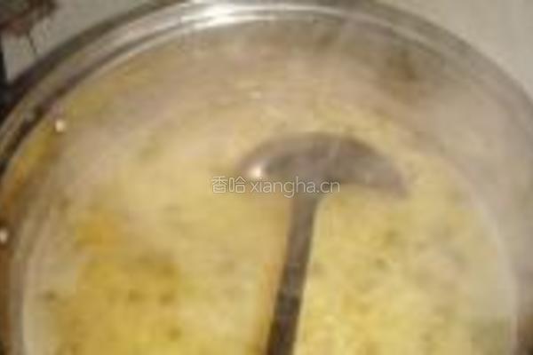 大米绿豆粥的做法图解6