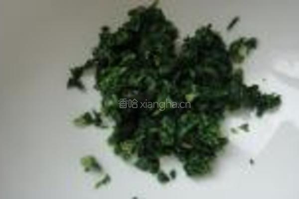 荠菜蛋饼的做法图解3