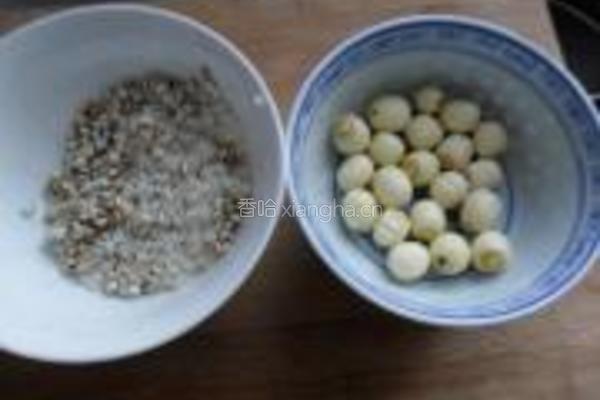 菊花莲子米糊的做法图解5