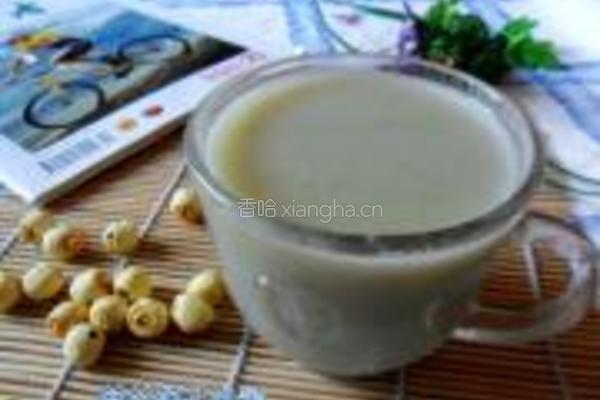 菊花莲子米糊的做法图解9