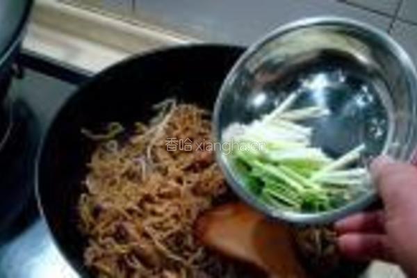 香菇炒面的做法图解10
