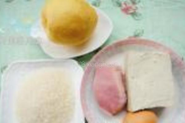 肉泥豆腐KT猫的做法图解1