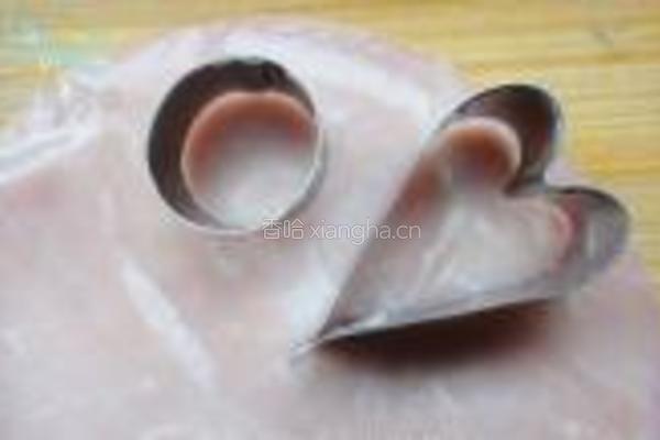 肉泥豆腐KT猫的做法图解7