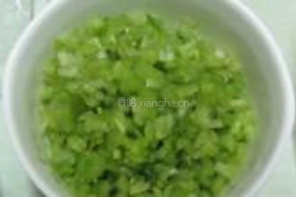 春笋芹菜鲜肉饺的做法图解3