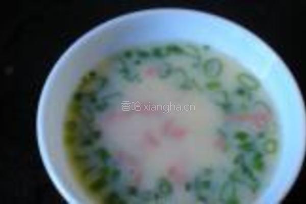 葱花火腿鸡蛋羹的做法图解9