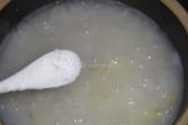 皮蛋瘦肉粥的做法图解6