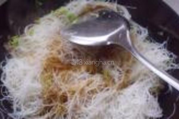 包菜肉丁炒米粉的做法图解8