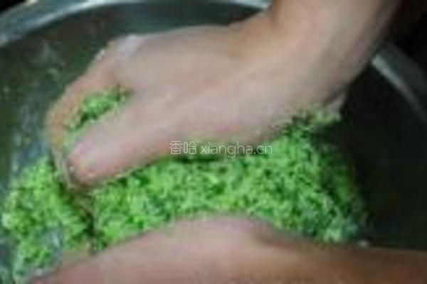 荠菜粑粑的做法图解5