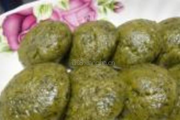 荠菜粑粑的做法图解9
