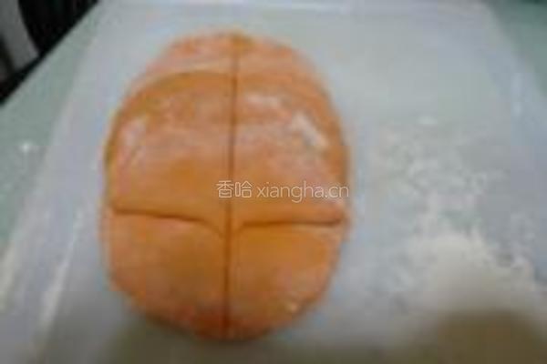 胡萝卜玫瑰面食的做法图解8