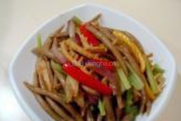 炒荞麦鱼的做法图解15