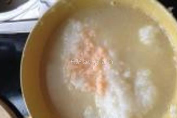 虾仁鸽子粥的做法图解9