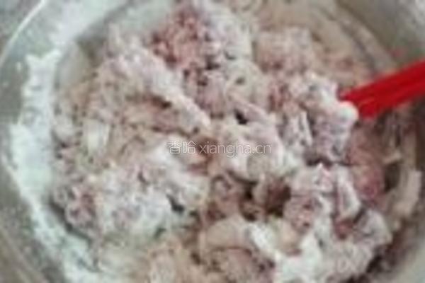 双色生煎肉包的做法图解2