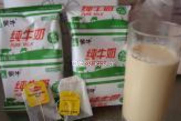 仙草奶茶的做法图解4