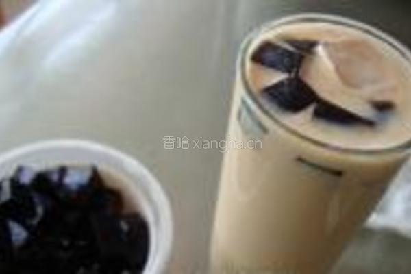 仙草奶茶的做法图解5