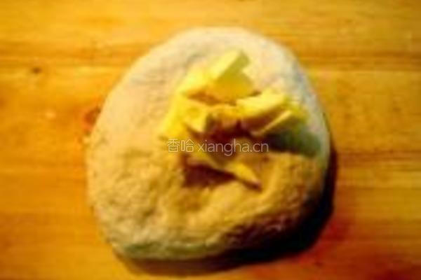 大蒜茴香面包的做法图解4