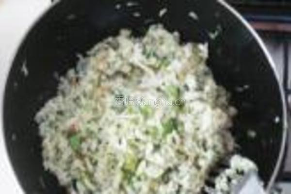 蔬菜蛋炒饭的做法图解9