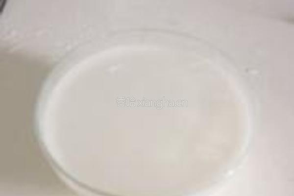红豆沙奶冻的做法图解4