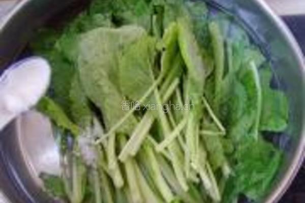 小白菜海米包的做法图解2