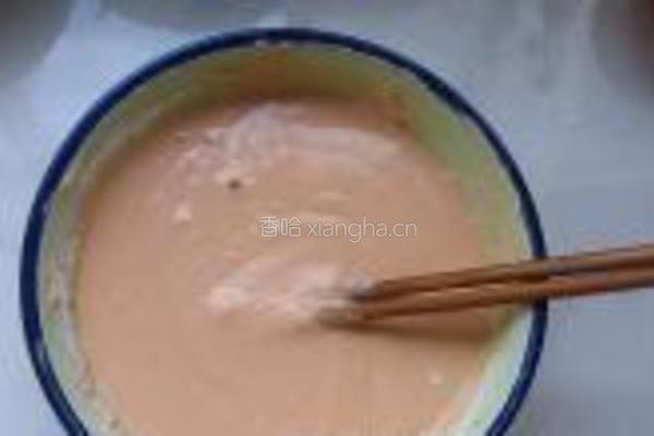 胡萝卜杂粮煎饼的做法图解3