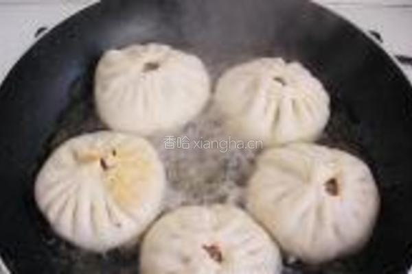 猪肉大葱水煎包的做法图解16