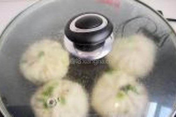 猪肉大葱水煎包的做法图解18