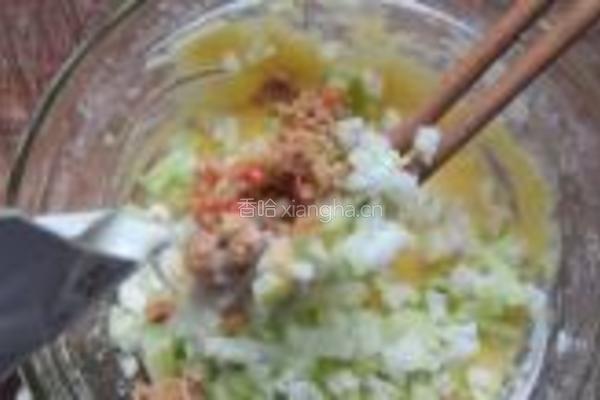 鸡蛋瓠子肉糜面饼的做法图解6