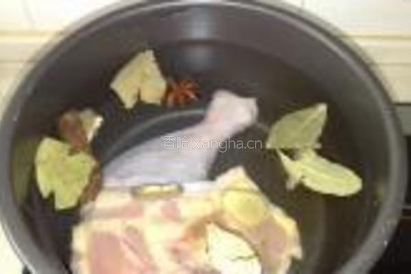 鸡汤鸡肝粉的做法图解2